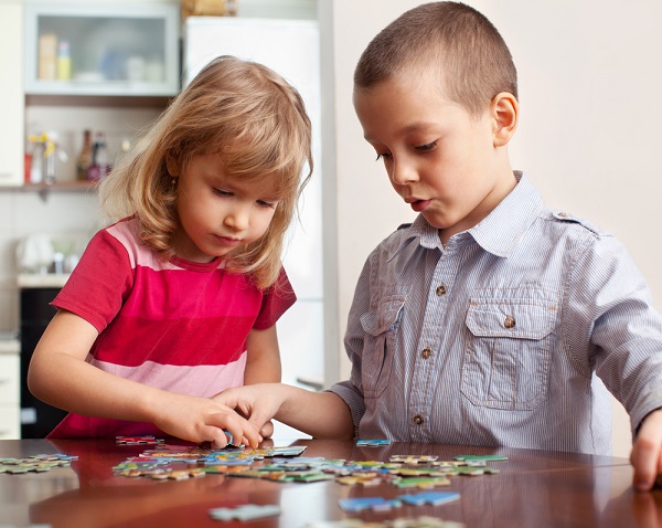 Children collaborating
